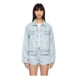 Grlfrnd Blue Denim Kim Jacket In One More Shot